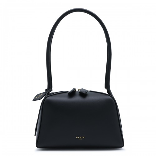 BLACK LEATHER LE BOULEDOGUE SMALL SHOULDER BAG 