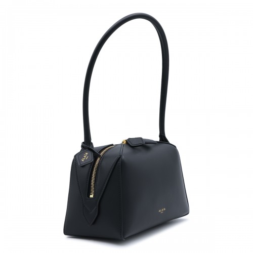 BLACK LEATHER LE BOULEDOGUE SMALL SHOULDER BAG 