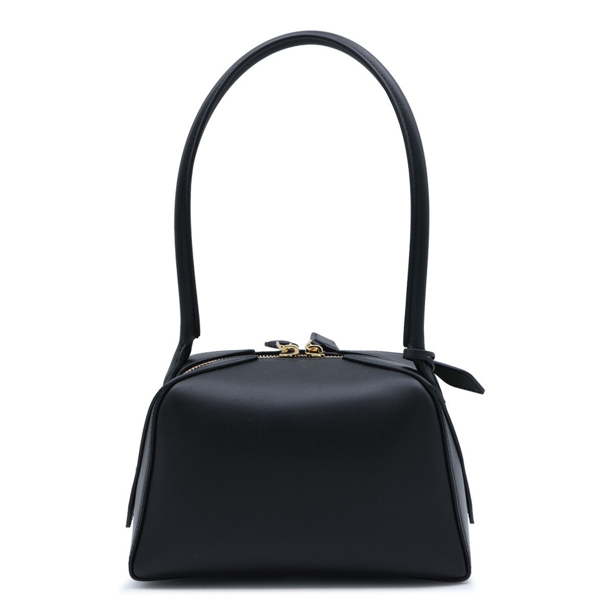 BLACK LEATHER LE BOULEDOGUE SMALL...