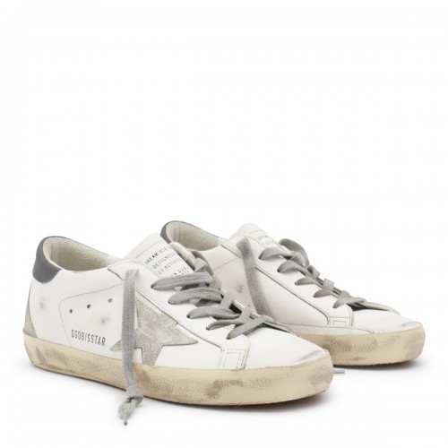 WHITE AND GREY LEATHER... 2