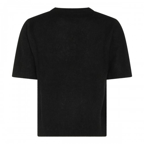 BLACK WOOL T-SHIRT 2