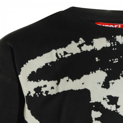 BLACK COTTON T-SHIRT