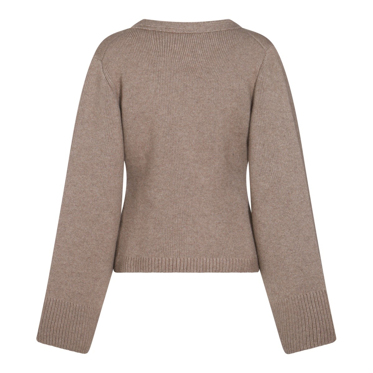 BEIGE CASHMERE KNITWEAR 