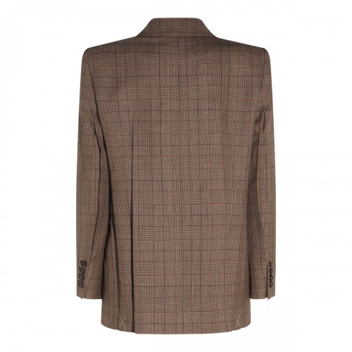 BROWN WOOL BLAZER