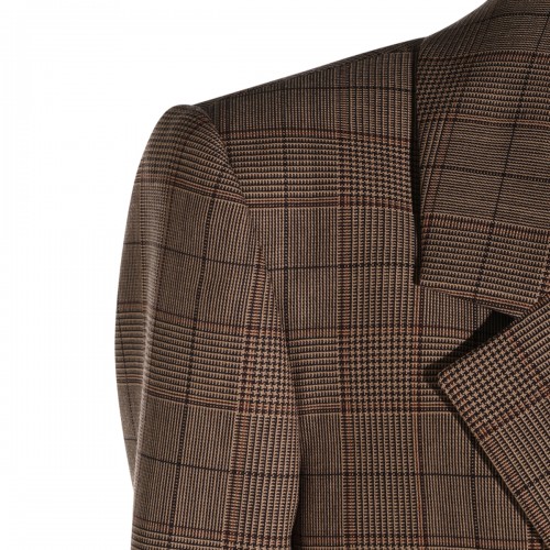 BROWN WOOL BLAZER