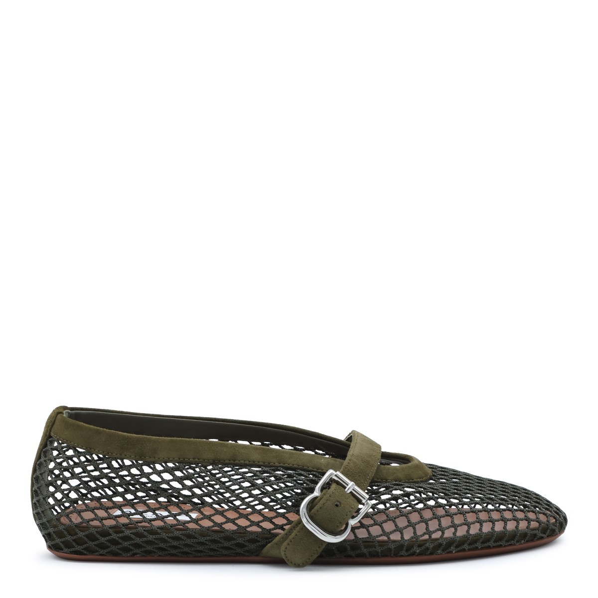 VERT CAMOUFLAGE FISHNET FLATS