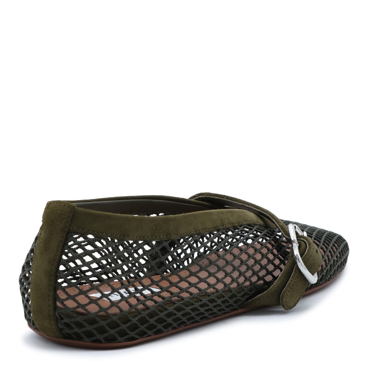 VERT CAMOUFLAGE FISHNET FLATS