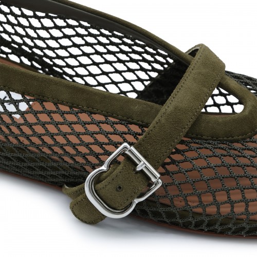 VERT CAMOUFLAGE FISHNET FLATS
