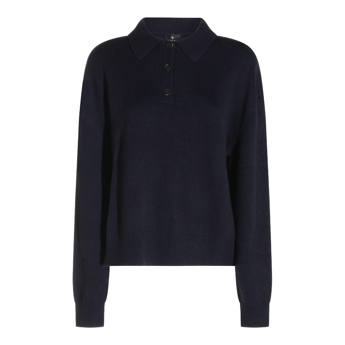 NAVY CASHMERE KNITWEAR