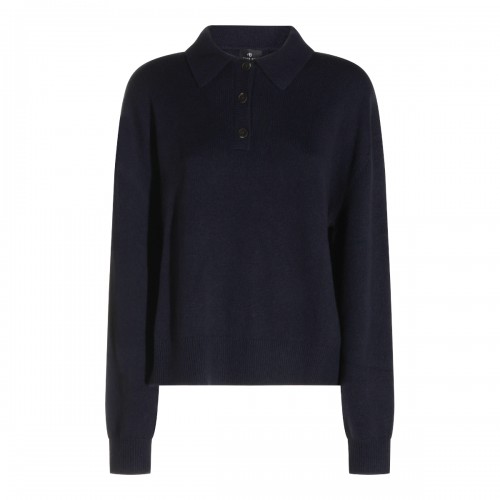 NAVY CASHMERE KNITWEAR