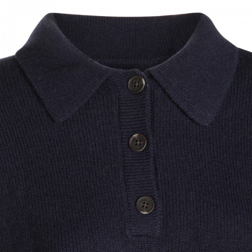 NAVY CASHMERE KNITWEAR