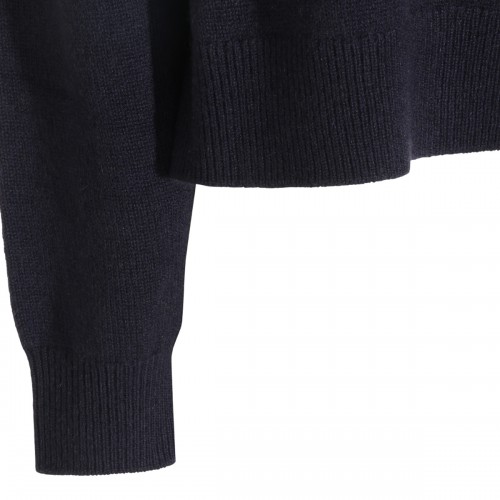 NAVY CASHMERE KNITWEAR