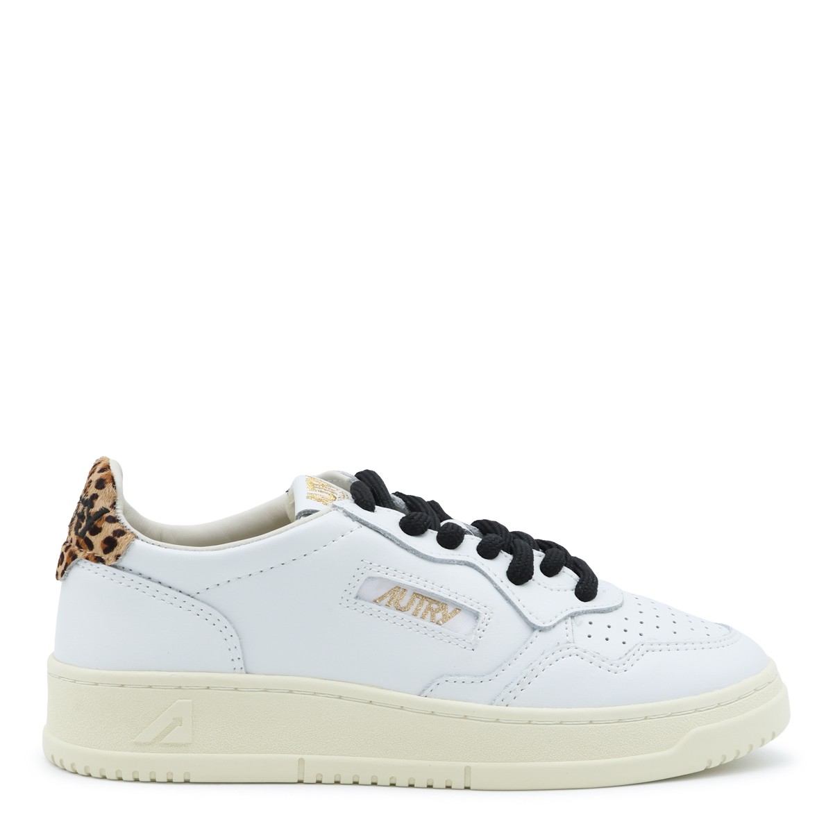 ANIMALIER AND WHITE LEATHER MEDALIST...