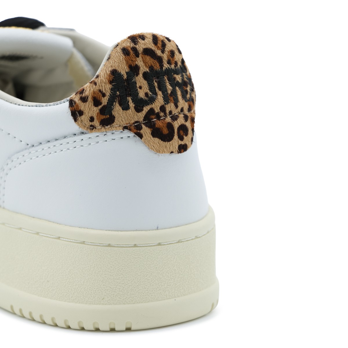 ANIMALIER AND WHITE LEATHER MEDALIST...