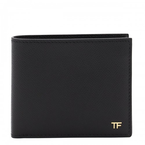 BLACK LEATHER WALLET