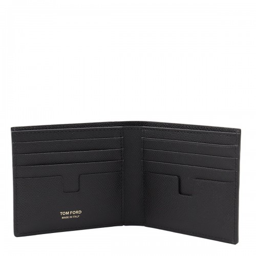 BLACK LEATHER WALLET