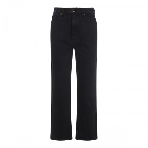 BLACK COTTON DENIM JEANS