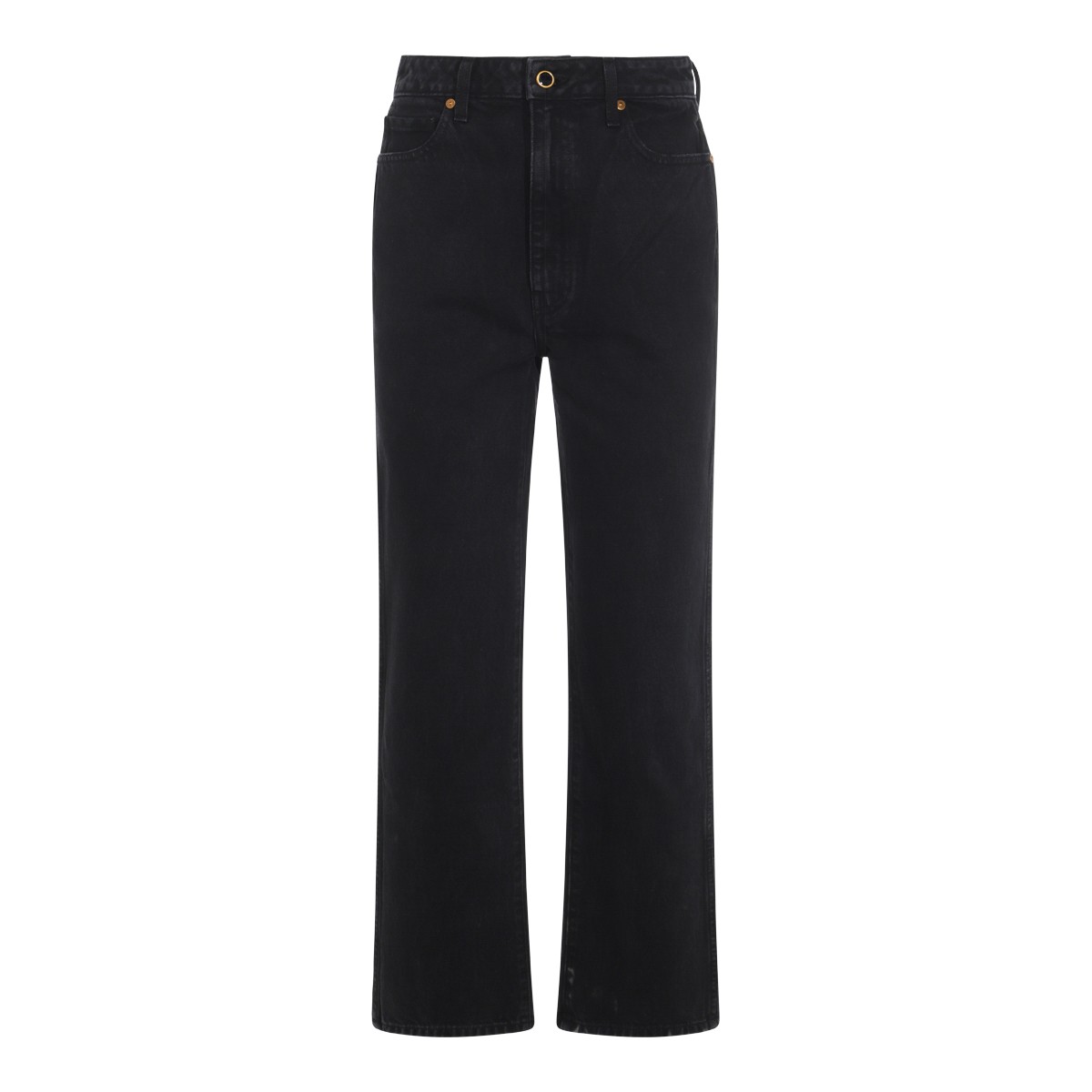 BLACK COTTON DENIM JEANS