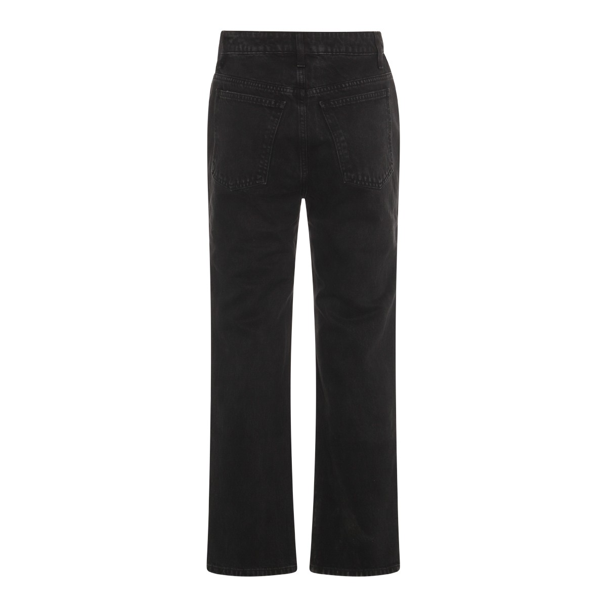 BLACK COTTON DENIM JEANS