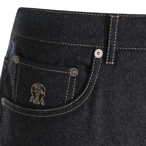DARK GREY WOOL PANT