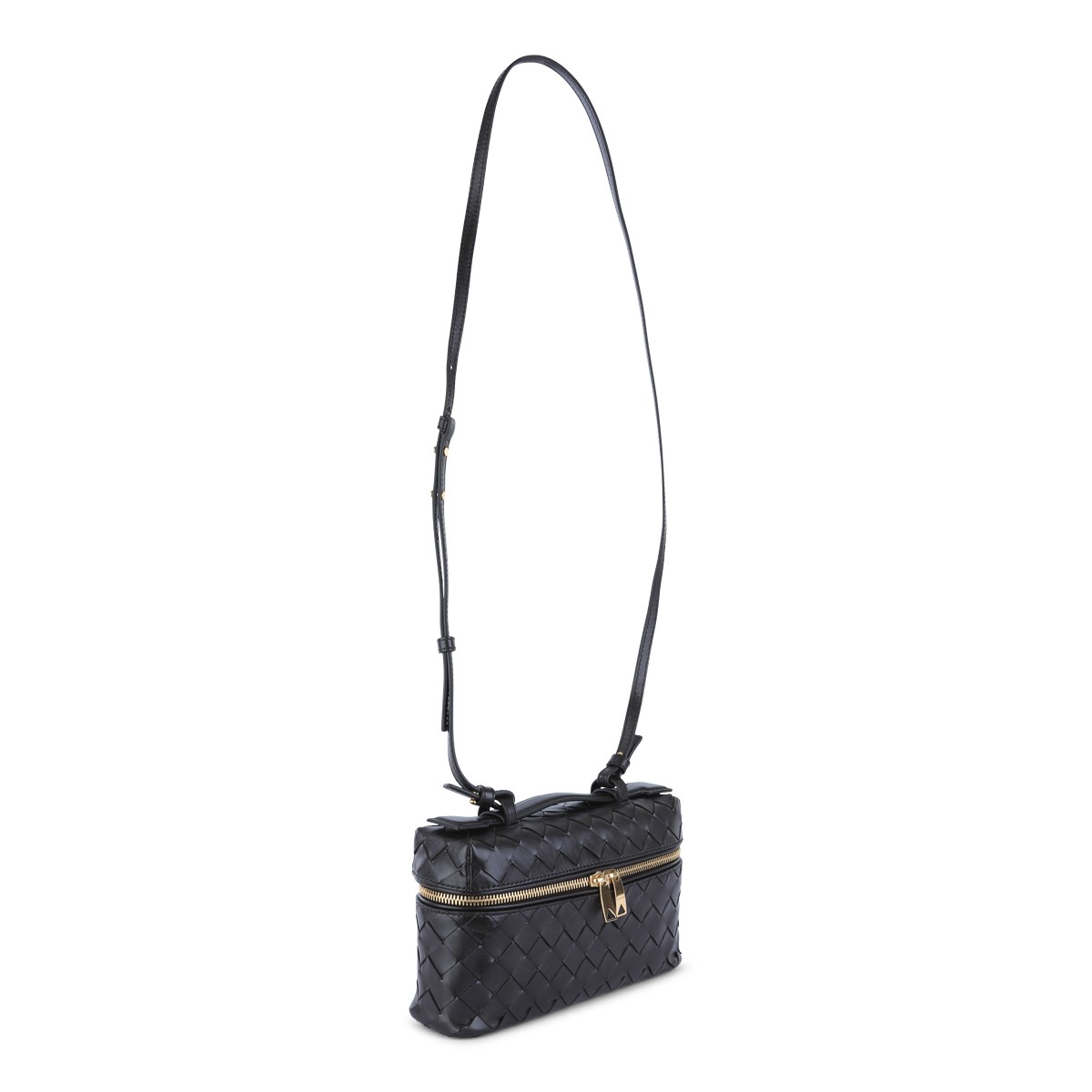 DARK BROWN LEATHER BANG BANG TOP...