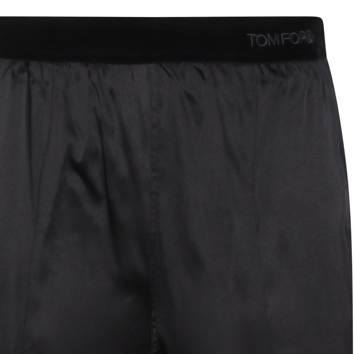BLACK SILK PANT