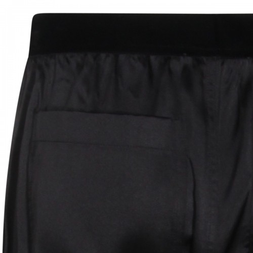BLACK SILK PANT