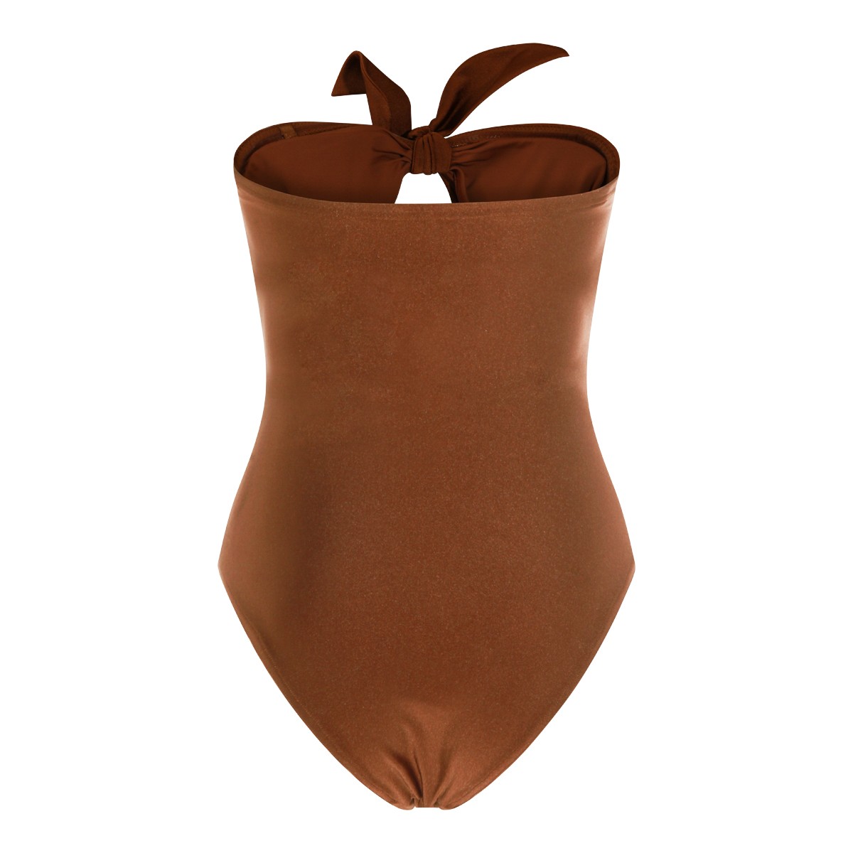 BROWN SWIMSUIT