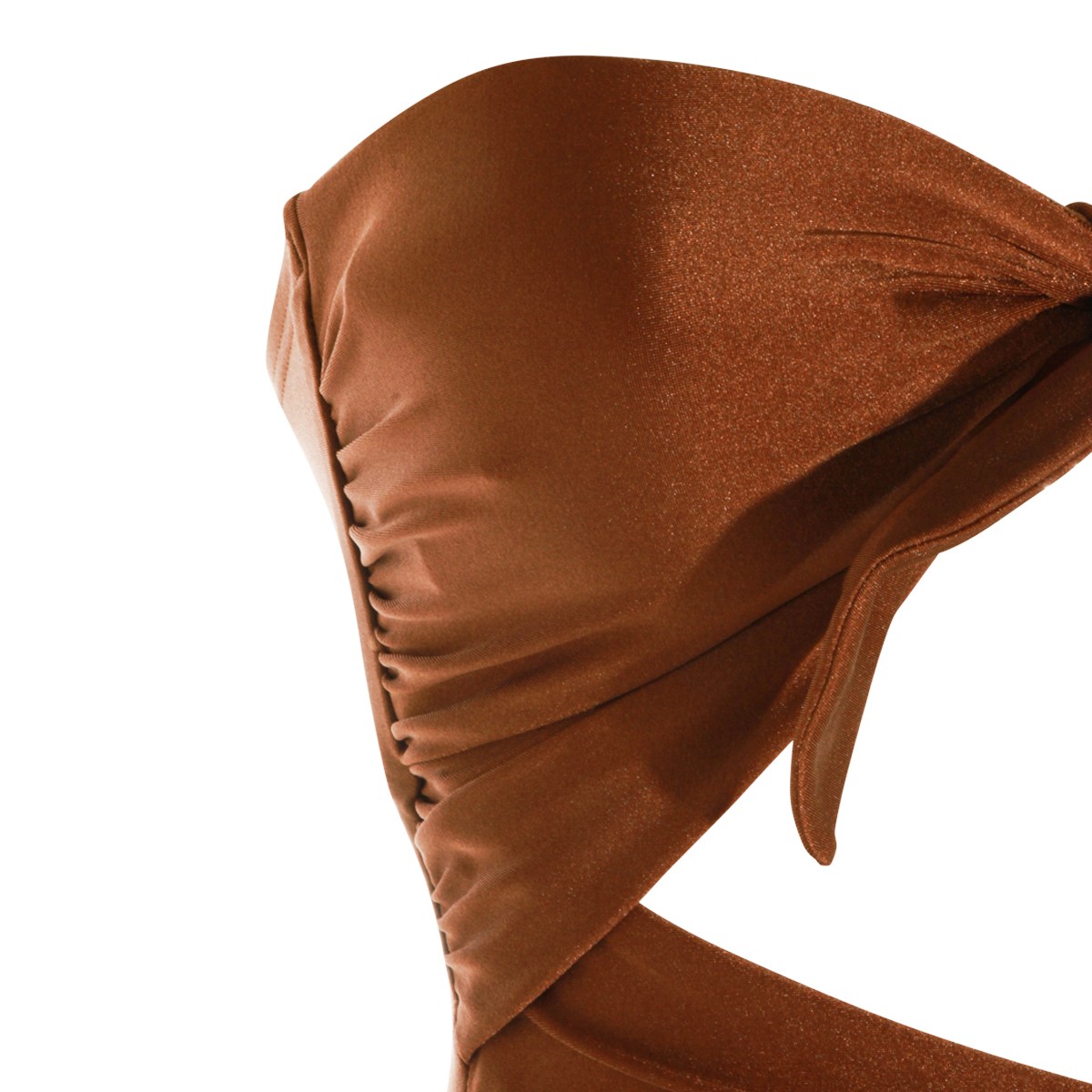BROWN SWIMSUIT