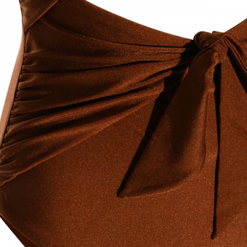 BROWN SWIMSUIT