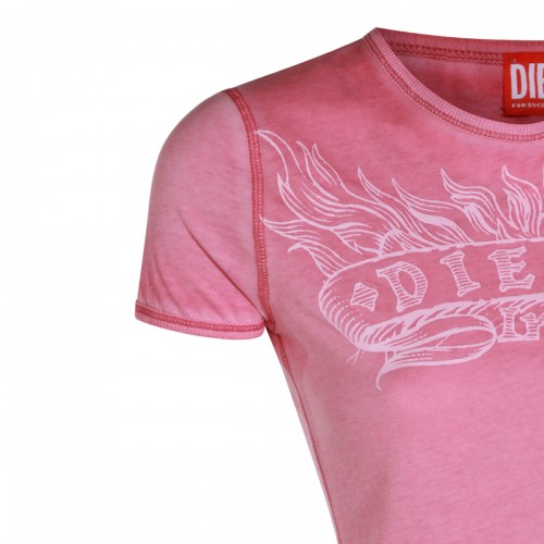 PINK COTTON T-SHIRT