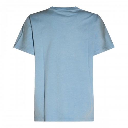 LIGHT BLUE COTTON T-SHIRT 2