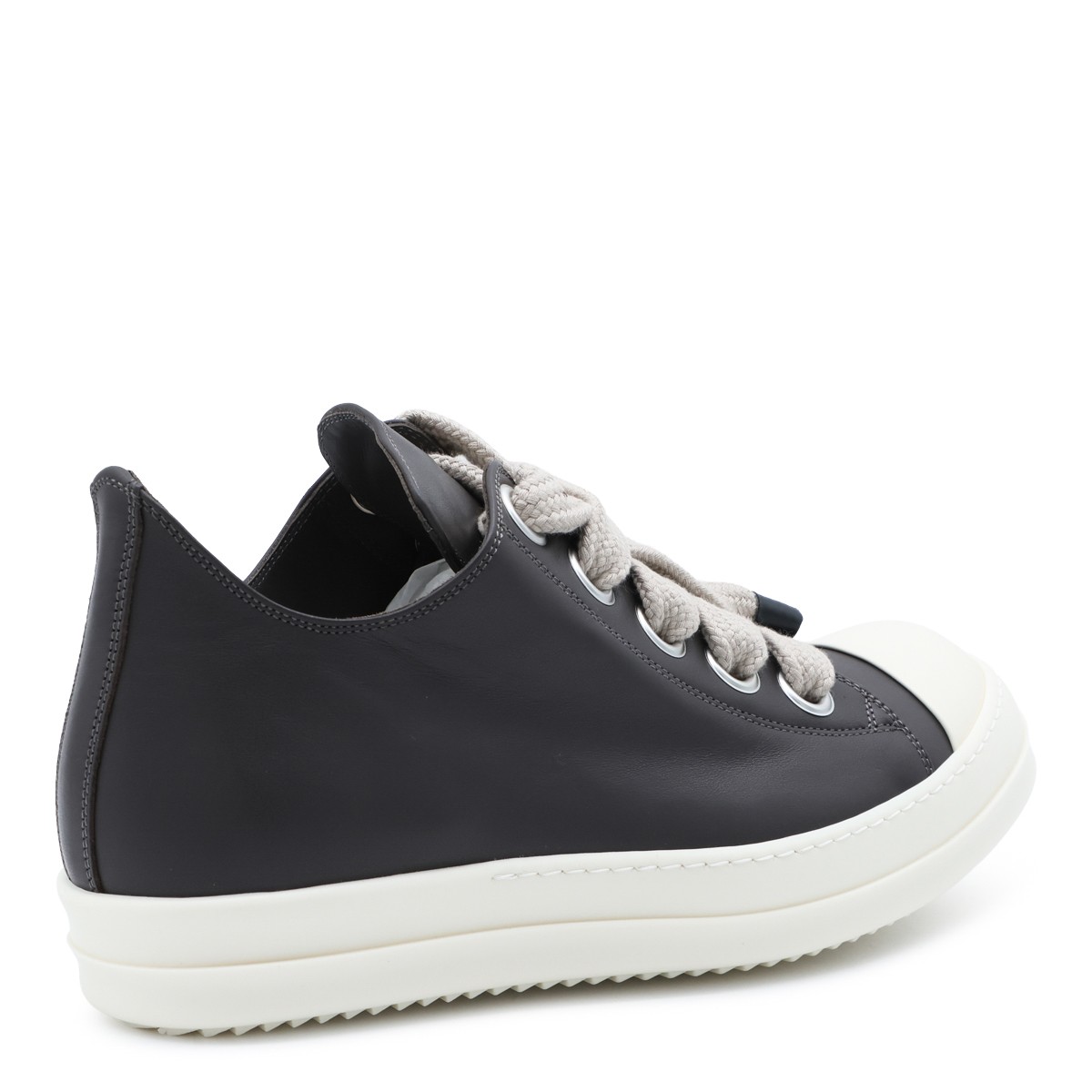 BLACK AND WHITE LEATHER JUMBOLACE...