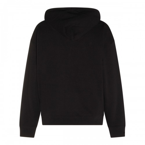 BLACK COTTON SWEATSHIRT