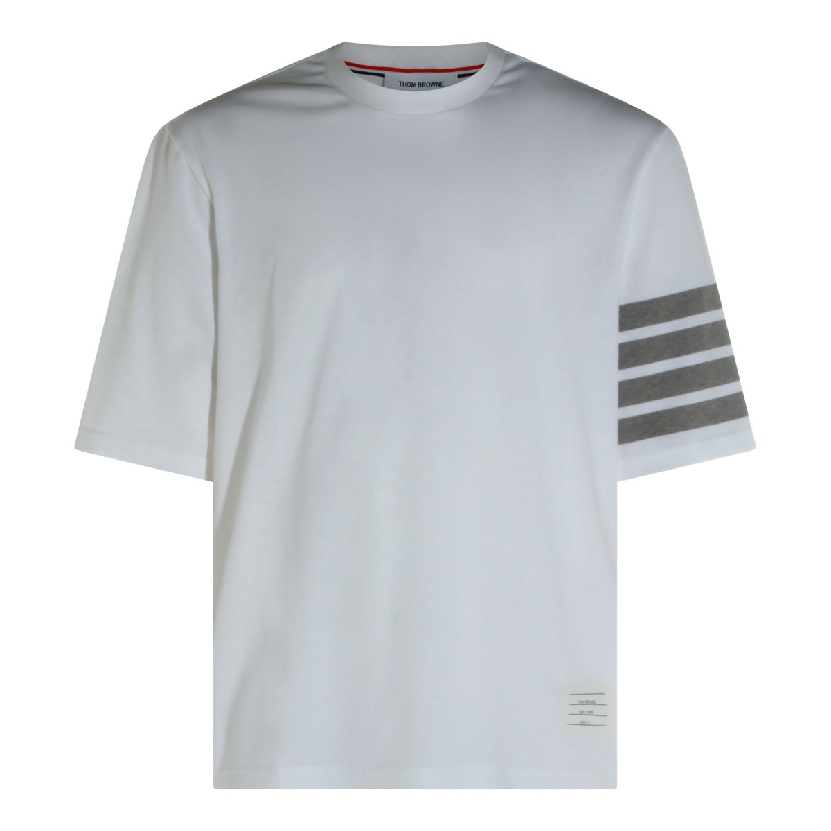 WHITE COTTON T-SHIRT