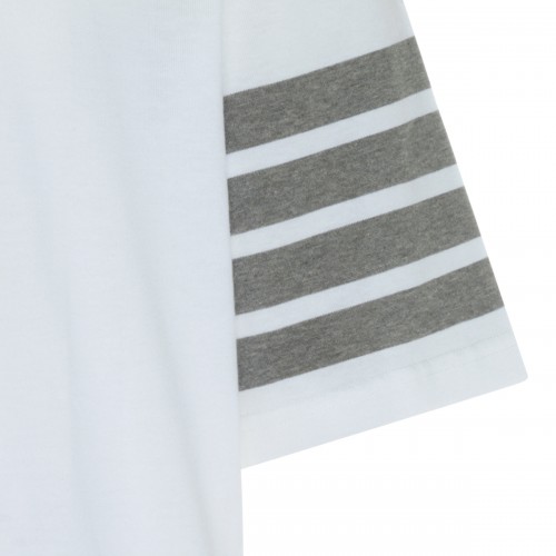 WHITE COTTON T-SHIRT