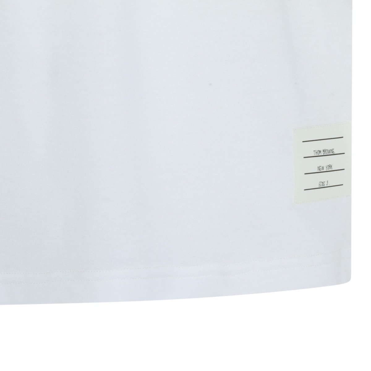 WHITE COTTON T-SHIRT