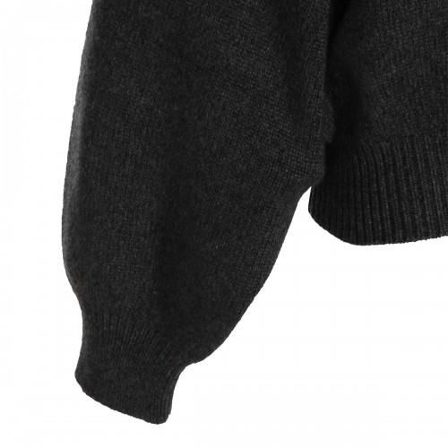 DARK GREY CASHMERE MARGAUX KNITWEAR