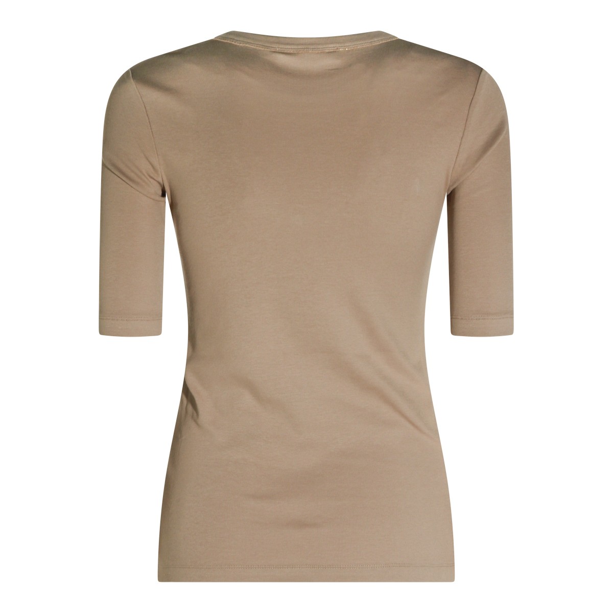 BEIGE COTTON T-SHIRT