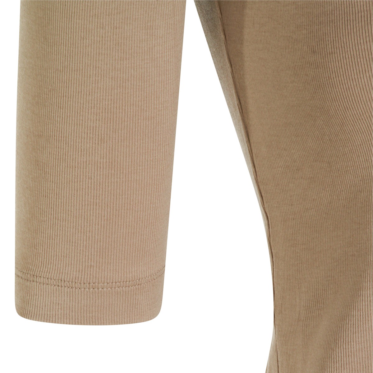 BEIGE COTTON T-SHIRT