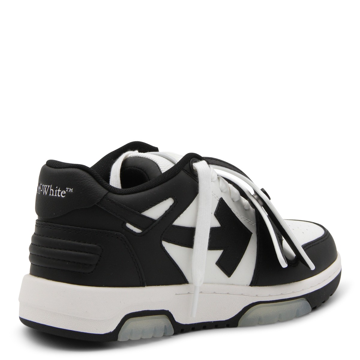 BLACK AND WHITE LEATHER OUT OF OFFICE...