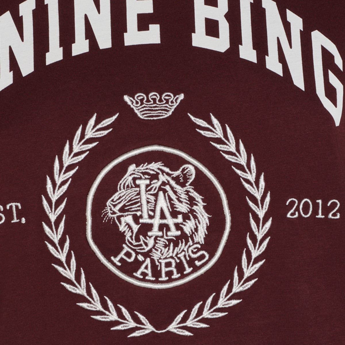 BURGUNDY COTTON JAYLIN T-SHIRT