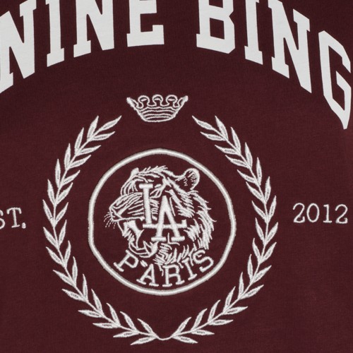 BURGUNDY COTTON JAYLIN T-SHIRT