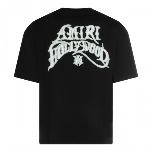 BLACK COTTON T-SHIRT