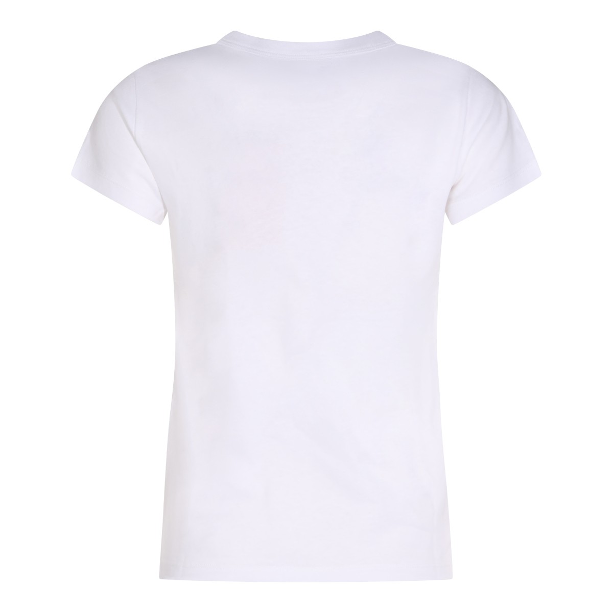 WHITE COTTON T-SHIRT