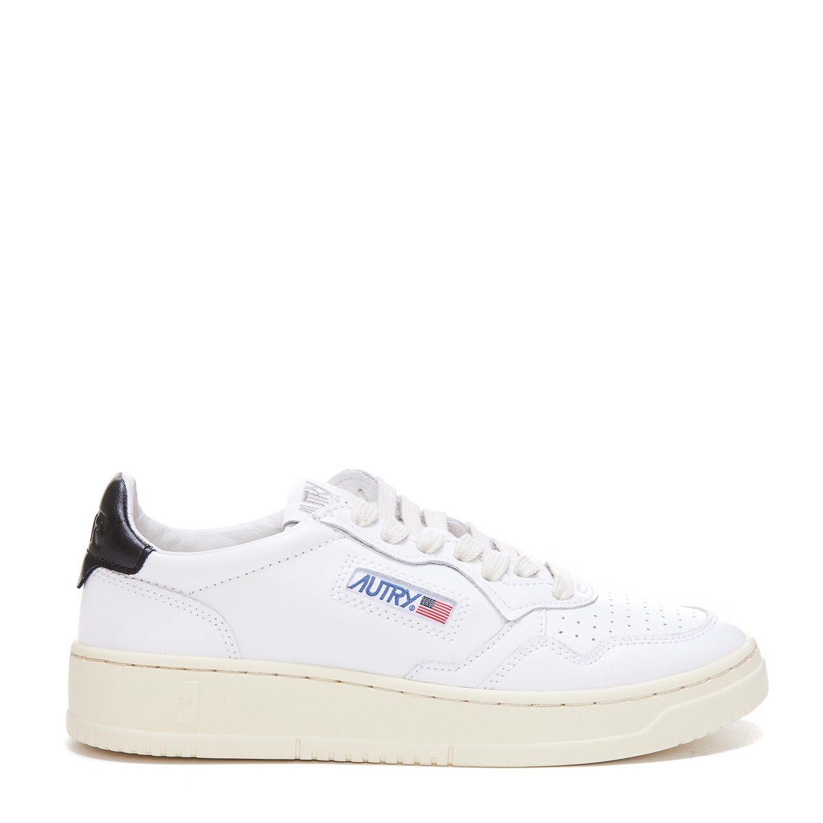 WHITE LEATHER SNEAKERS