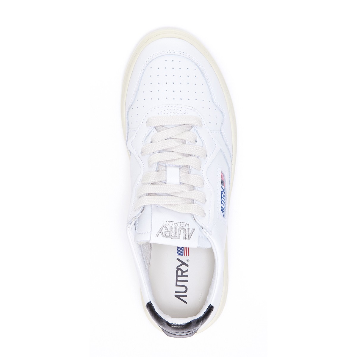 WHITE LEATHER SNEAKERS