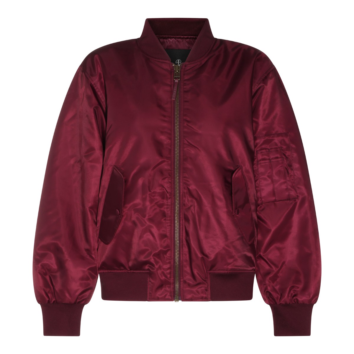BURGUNDY LEON CASUAL JACKET