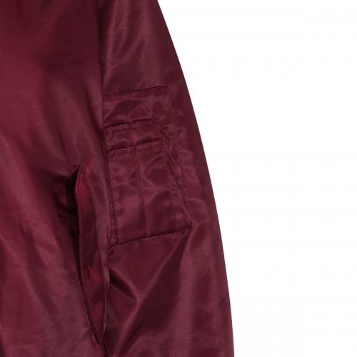 BURGUNDY LEON CASUAL JACKET