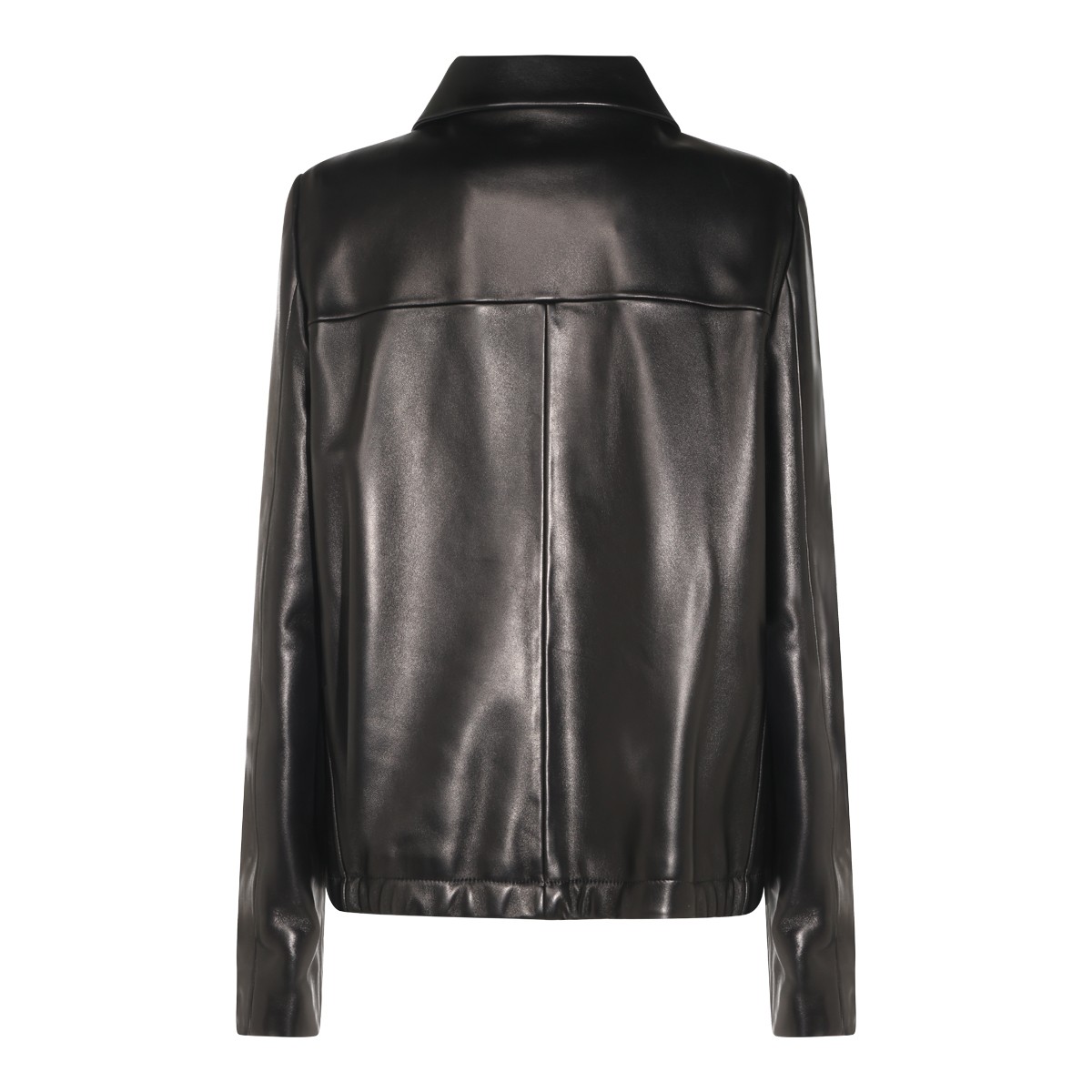 BLACK LEATHER JACKSON JACKET